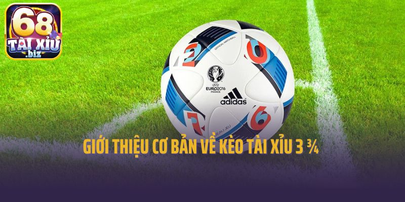 Giới thiệu cơ bản về kèo tài xỉu 3 ¾ 