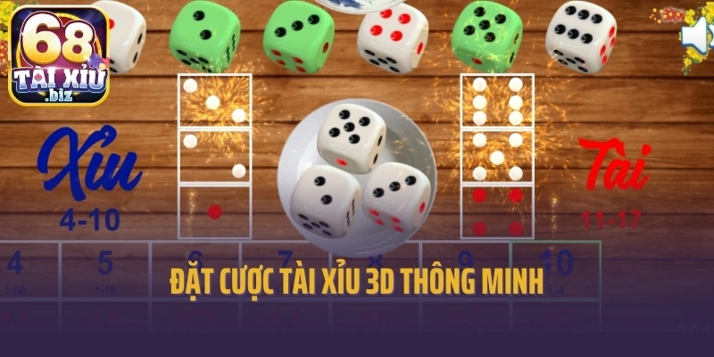Đặt cược tài xỉu 3D thông minh